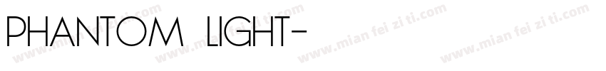 phantom light字体转换